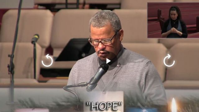 Hope, Pastor Luke E. Torian, Nov. 29, 2020 @ 11am