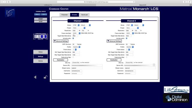 Matrox Monarch LSC setup turorial