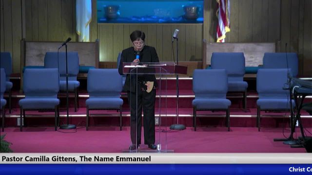 20241208 Sun H.O.P., The Name EMMANUEL, Pastor Camilla Gittens, Christ Community Christian Center