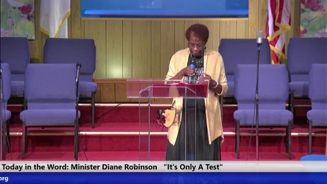 20240526, Sun HOP,  It's Only A Test, Minister Diane Robinson